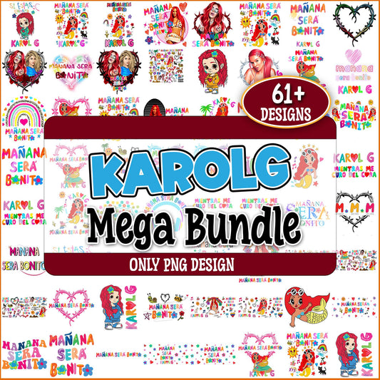 Karol g art png bundle