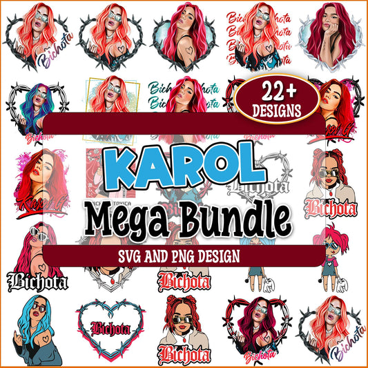 Karol g bichota svg bundle