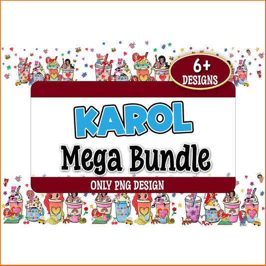 Karol g coffee png bundle