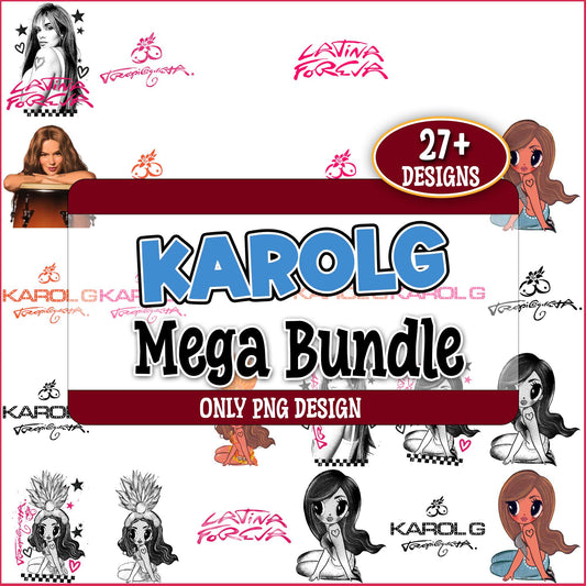 Karol g new design png bundle