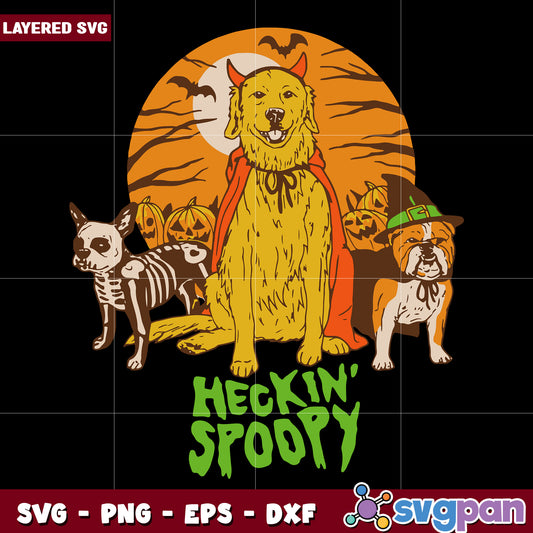 Keckin' spoopy svg, halloween candy svg, scary characters svg