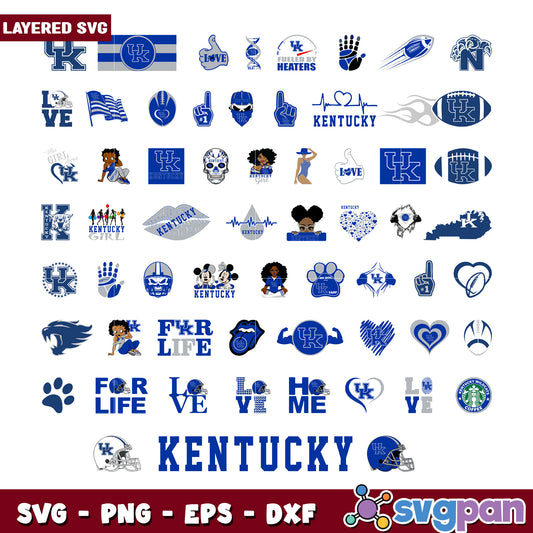 Kentucky SVG Bundle for Crafting and Design Projects