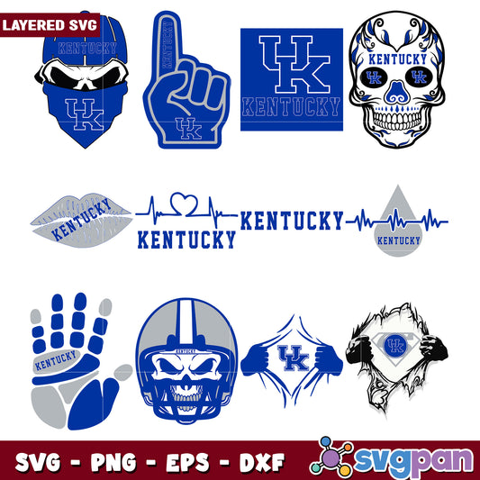 Kentucky Wildcats SVG Bundle for Craft Projects