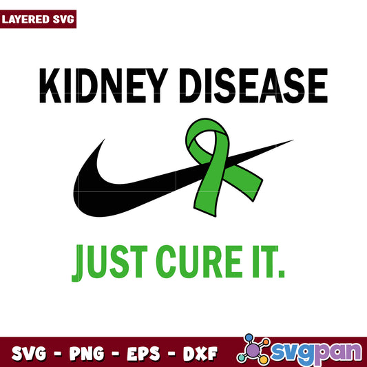 Kidney Disease Awareness Ribbon Design, Promote Health and Recovery