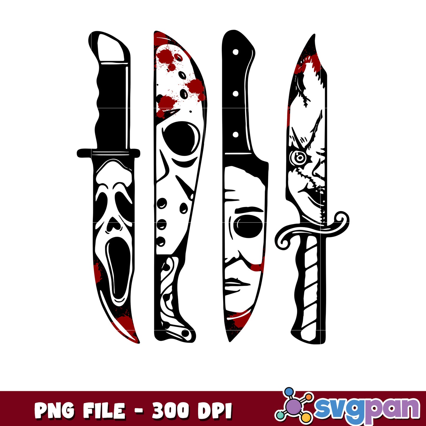 Killers's kinfe png, halloween cookies png, halloween horror nights​ ​png