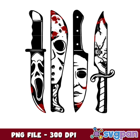 Killers's kinfe png, halloween cookies png, halloween horror nights​ ​png