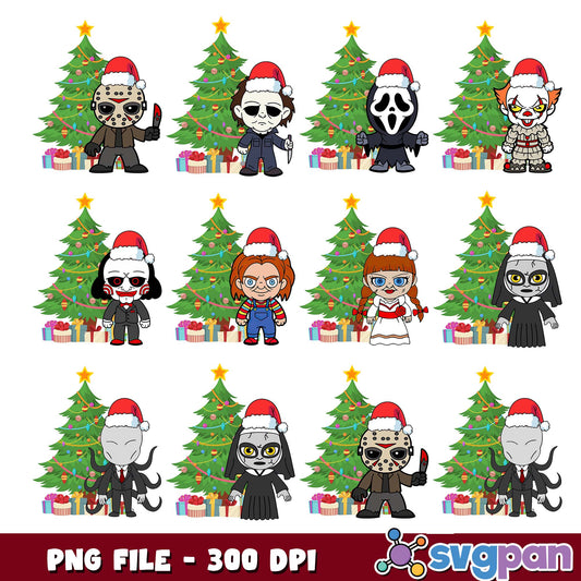 Killers christmas tree png bundle