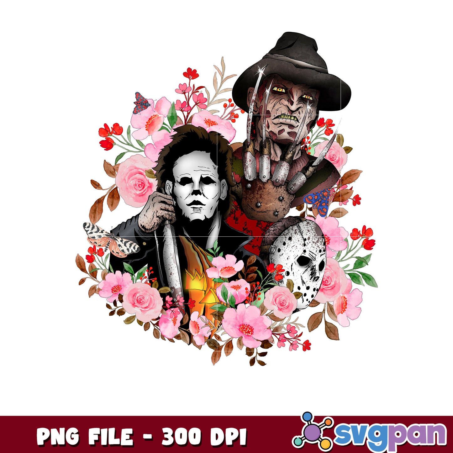 Killers flowers png, halloween cookies png, halloween horror nights​ ​png