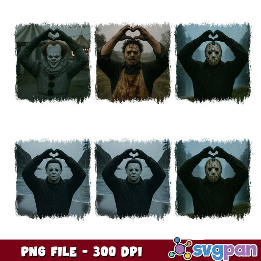 Killers love sign png bundle