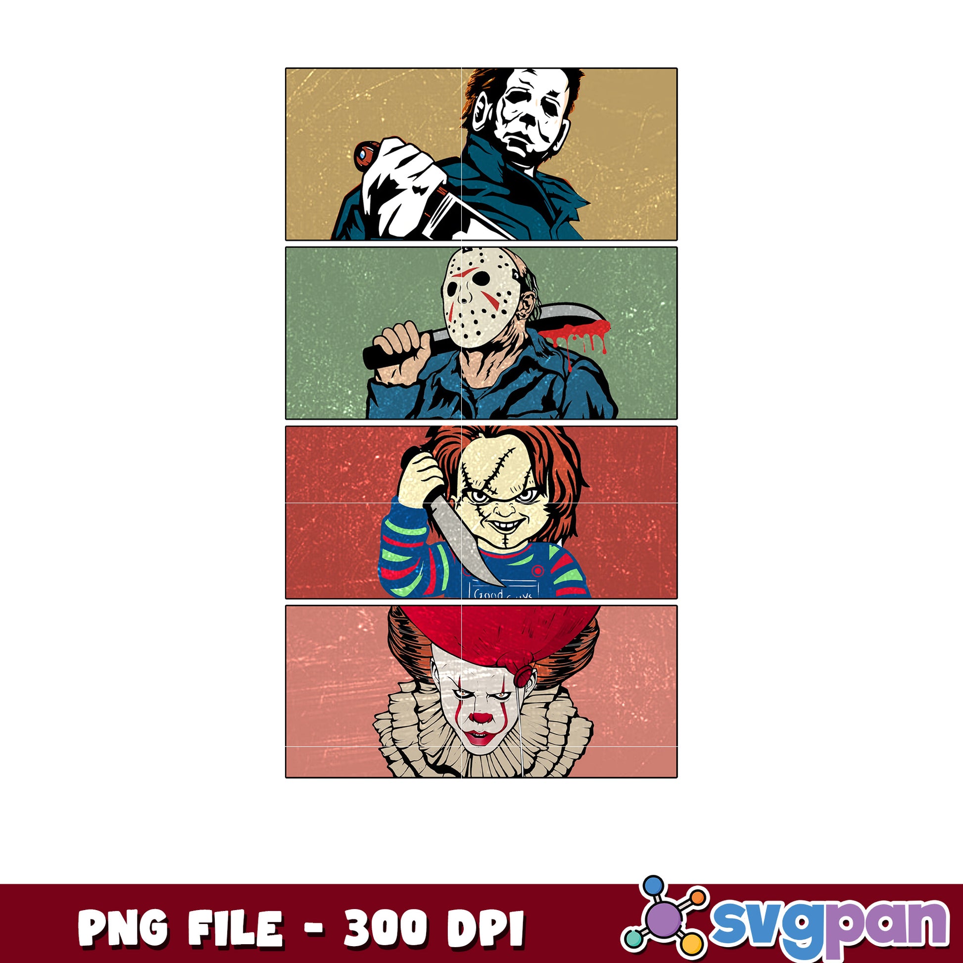 Killers png, halloween cookies png, halloween horror nights​ ​png