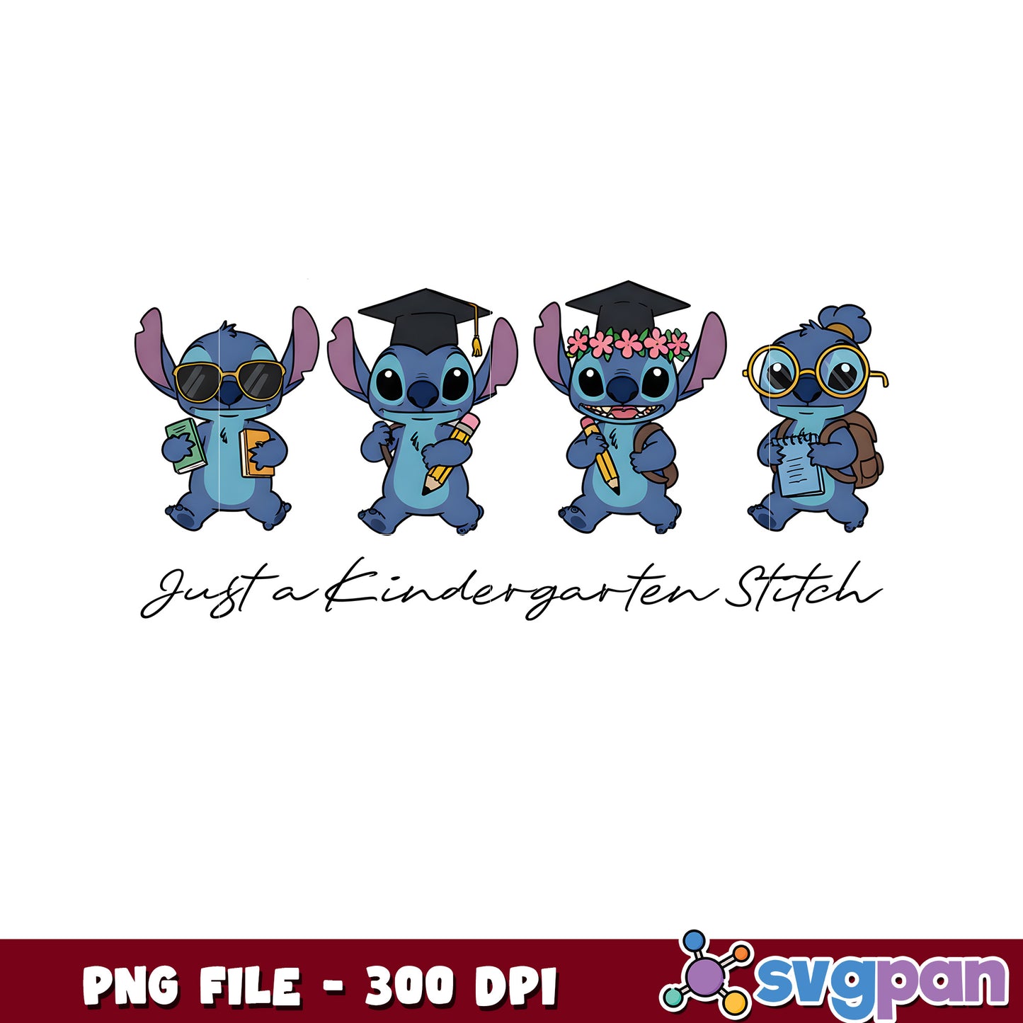 Kindergarten Stitch png