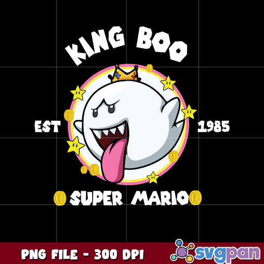 King boo est 1985 png, king boo png, switch mario games png