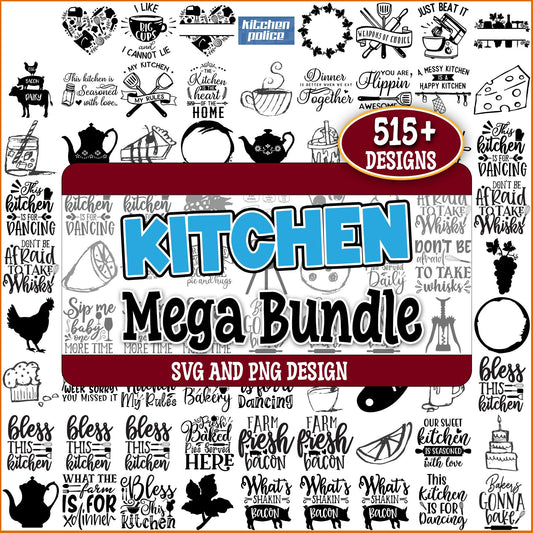 Kitchen stuff svg bundle
