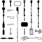 Kitchen stuff svg bundle, emoji kitchen svg, kitchen table svg