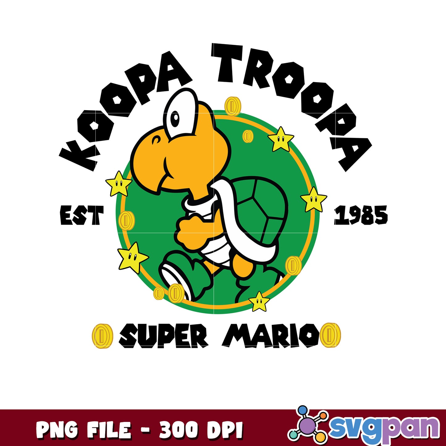 Koopa troopa est 1985 png, koopa troopa png, mario games​ png