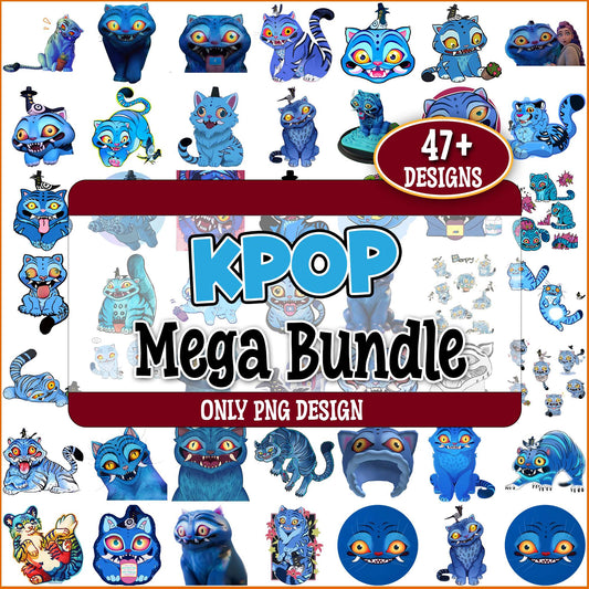 Kpop demon hunters derpy png bundle