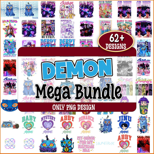Kpop demon hunters png bundle