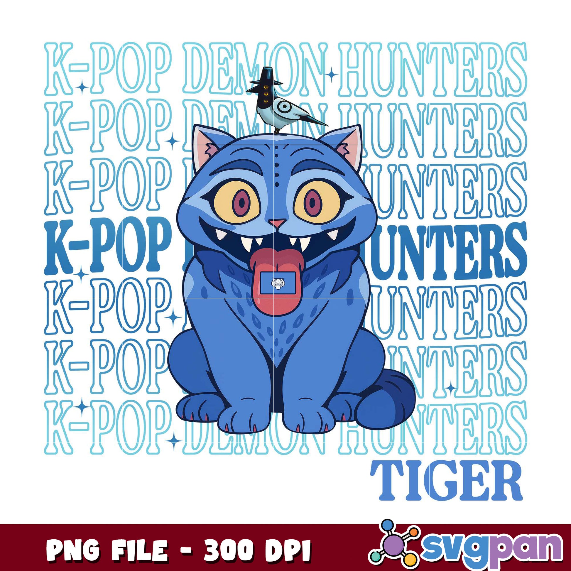 Kpop demon hunters tiger png, fantasy idol png, anime beast png