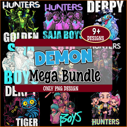 Kpop hunters art png bundle