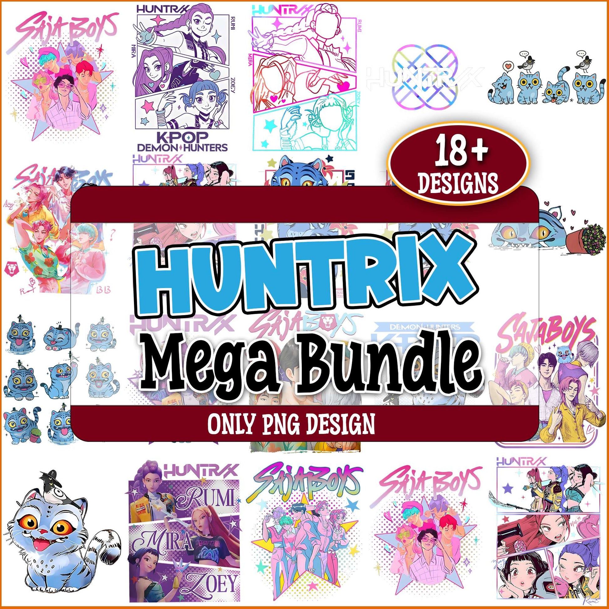 Kpop hunters arts png bundle