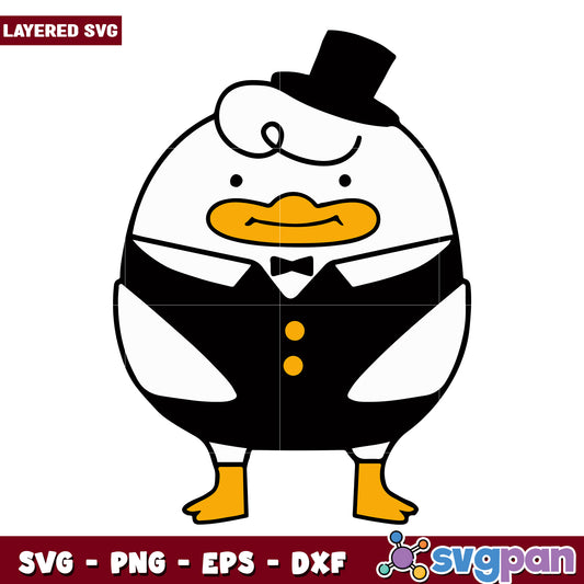 Kpop hunters goofy bird svg