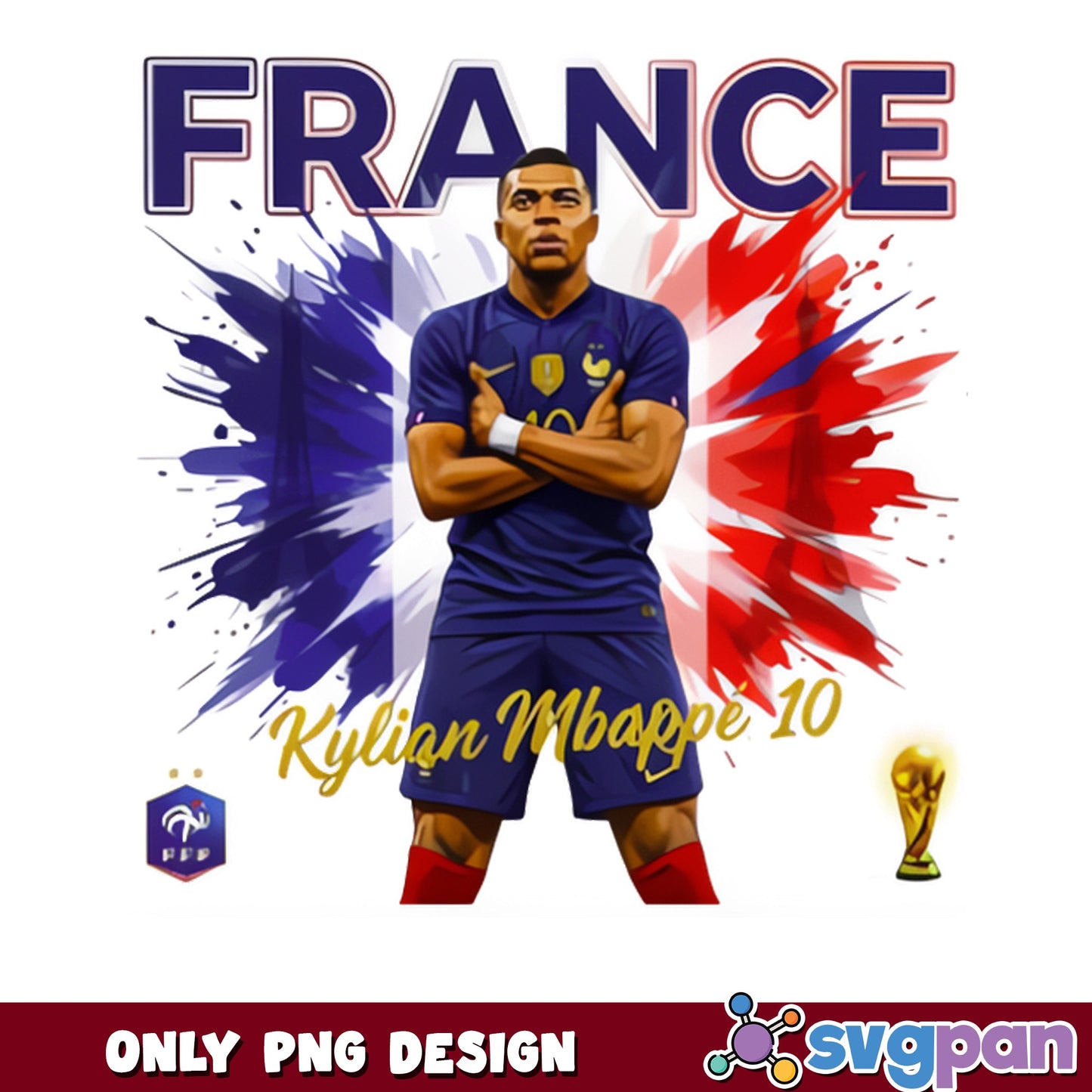 Kylian Mbappe France Football PNG, Soccer Player PNG, World Cup PNG