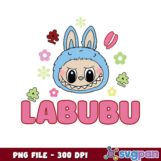 Labubu Bunny PNG 300 DPI Cute Kawaii Design