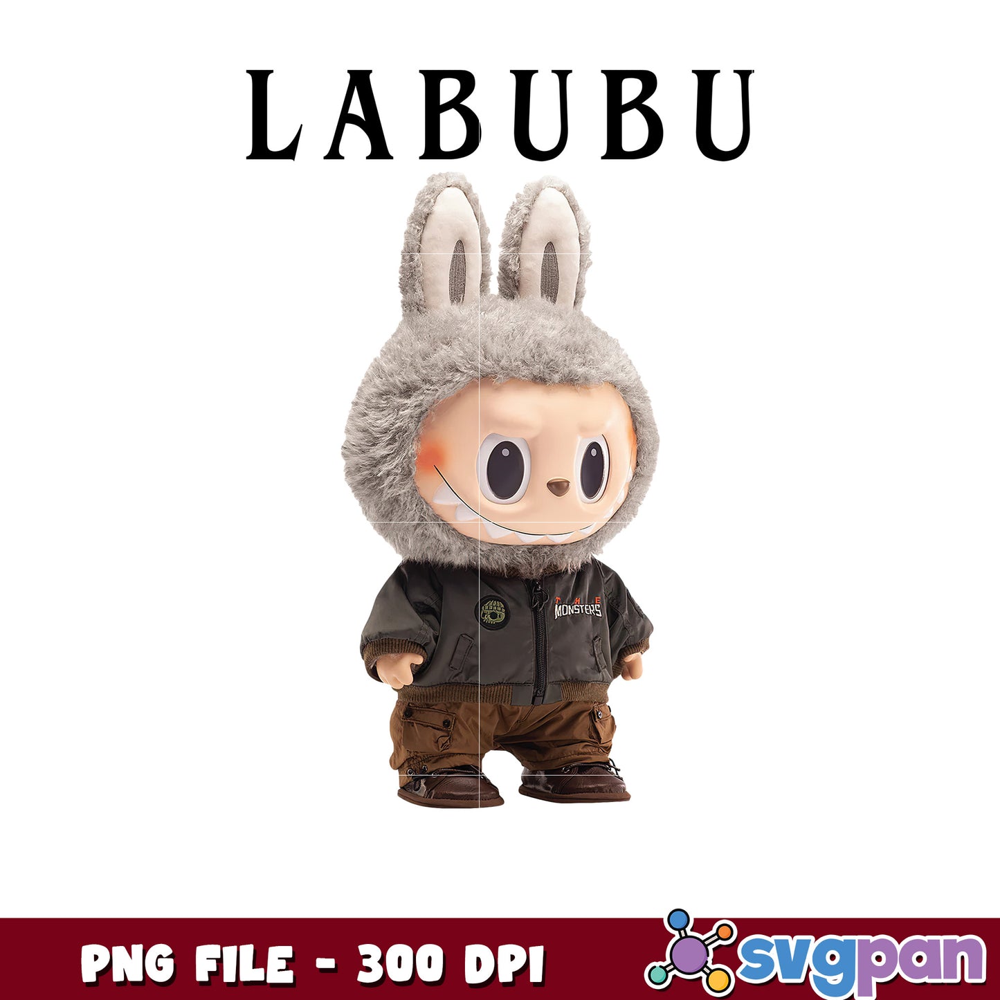 Labubu Bunny PNG 300 DPI High Resolution Image