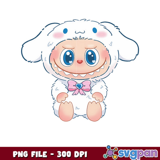 Labubu Cinnamoroll png, labubu keychain​ png, kids toy box​ png
