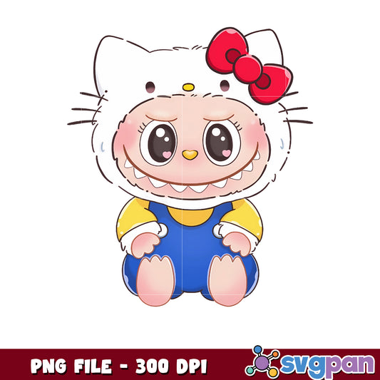 Labubu Hello Kitty png, labubu blind box png, kids toy box png