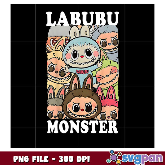 Labubu Monster PNG 300 DPI Download