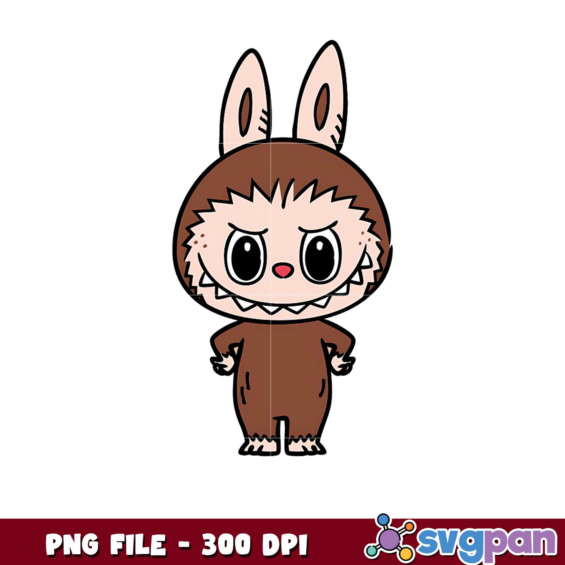 Labubu Original Character png, labubu doll​ png, kid toys​ png