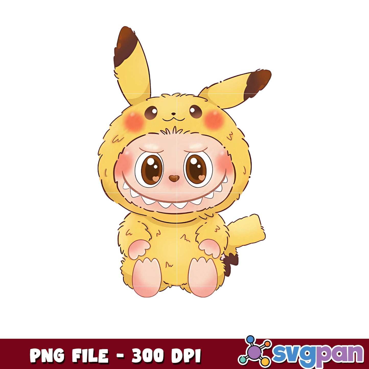 Labubu Pikachu Costume png, labubu​ png , toys for kids png