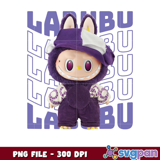 Labubu Plush Toy PNG 300 DPI Download