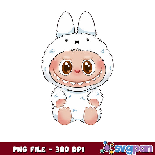 Labubu White Bunny png, labubu price​ png, toy box for kids png