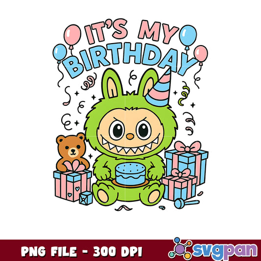 Labubu birthday arts png