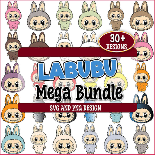 Labubu default svg bundle