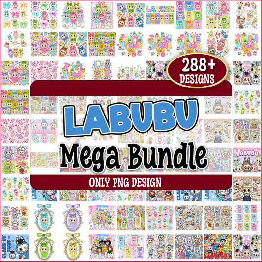 Labubu design collection png bundle