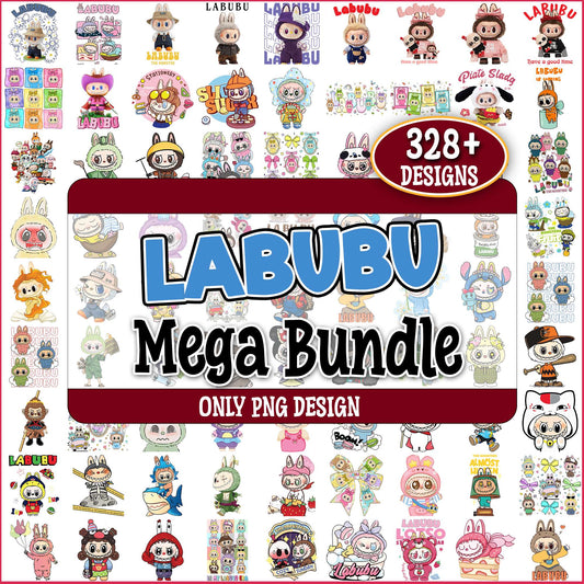 Labubu designs collection png bundle