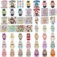 Labubu lovely collection svg bundle, labubu doll svg, labubu clothes svg