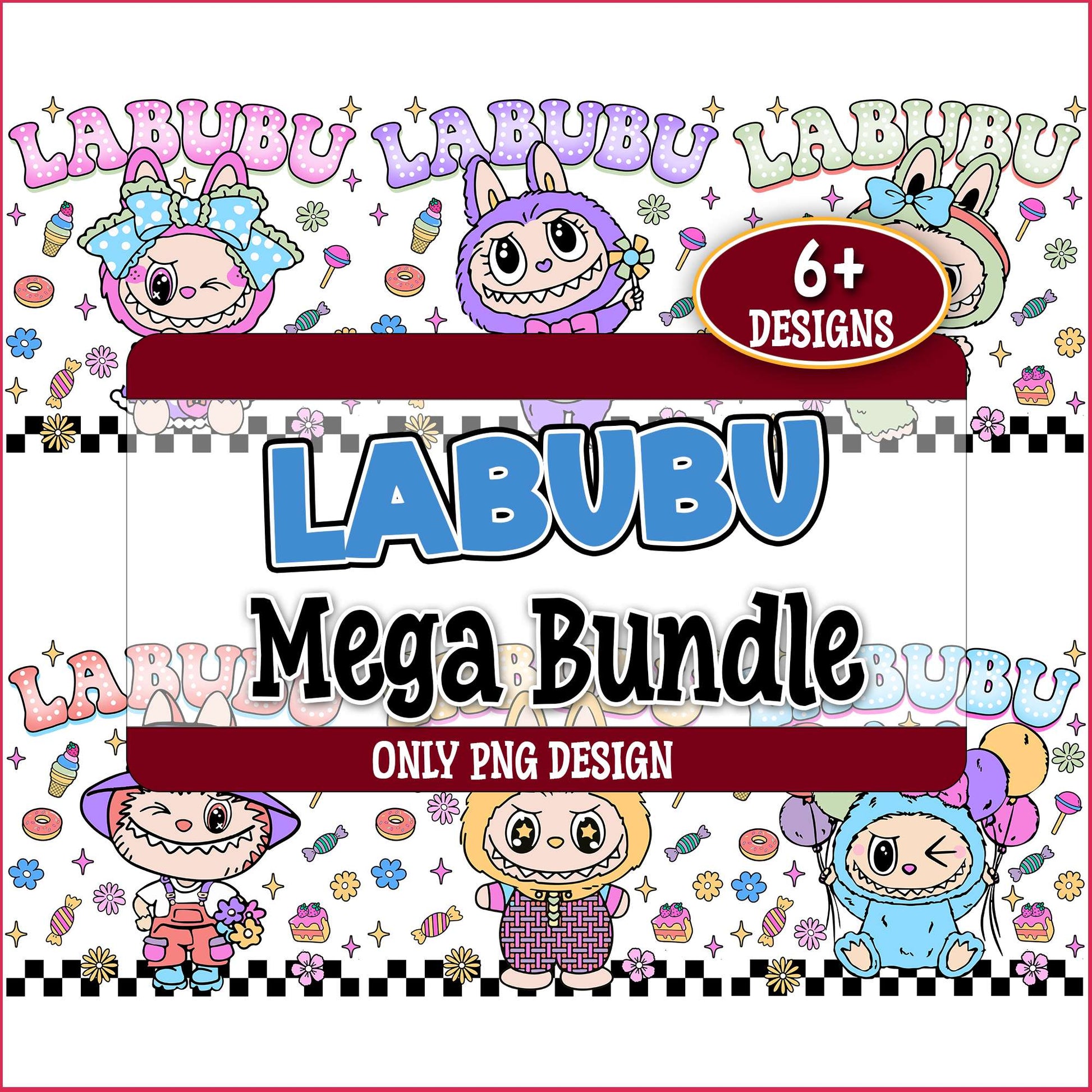 Labubu lovely png bundle
