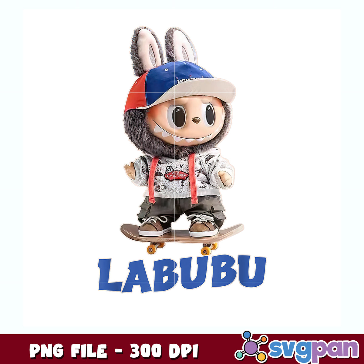 Labubu lover cute labubu party meme t-shirt png, labubu lover png, cute labubu png