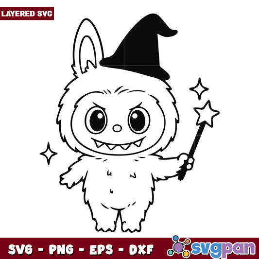 Labubu magic svg