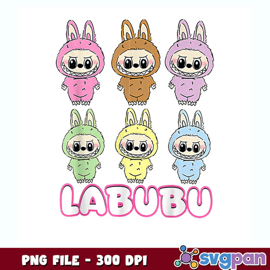 Labubu the monsters png, funny labubu png, labubu lover png
