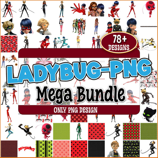 Ladybug png bundle