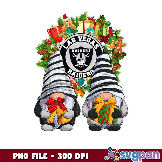 Las vegas raiders christmas png, list of nfl teams png, chrismas gnome​ png