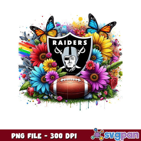 Las vegas raiders flowers png, nfl games png, american football png