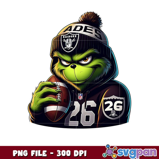 Las vegas raiders grinch png, nfl power rankings png, nfl plus png