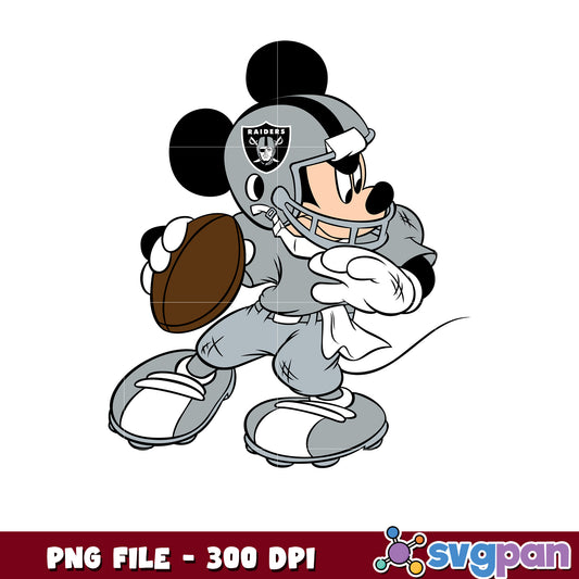 Las vegas raiders nfl mickey mouse logo png, american football league png, nfl teams png