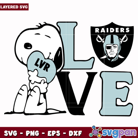 Las vegas raiders snoopy love svg, nfl jerseys​ svg, nfl mvp svg